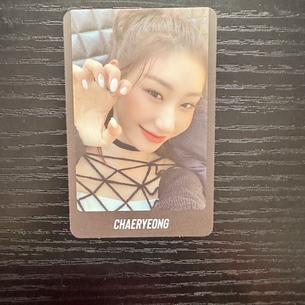 Itzy Chaeryeong Itz Me photocard
